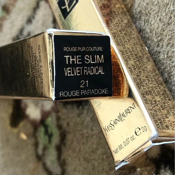 NIB YSL Beaute the slim velvet radical lipstick color 21 - Picture 5 of 9